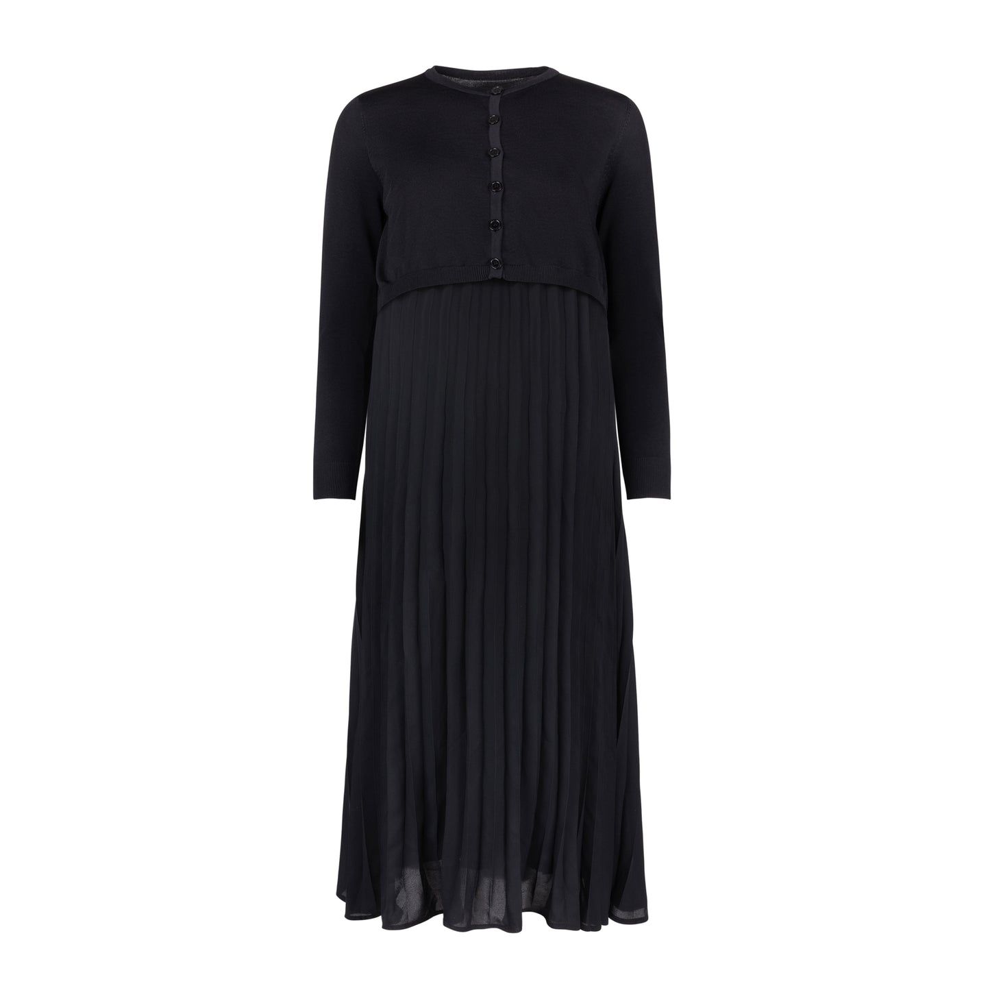 Black Solid Cardigan
